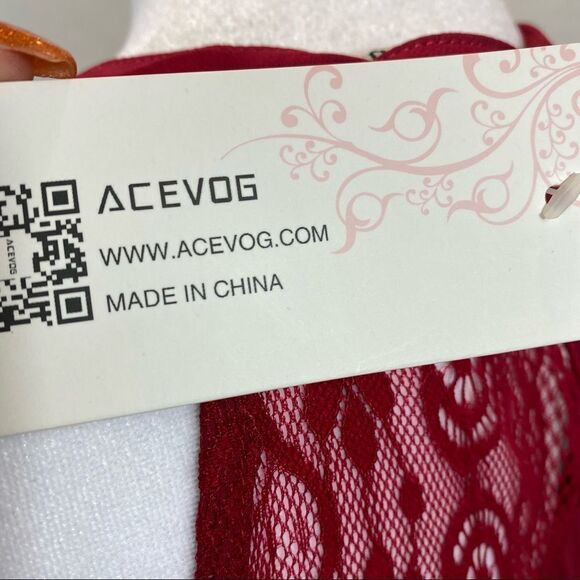 New with Tags Acevog Brand Cold Shoulder Chiffon Mini Patchwork Dress Size XXL - Picture 10 of 14